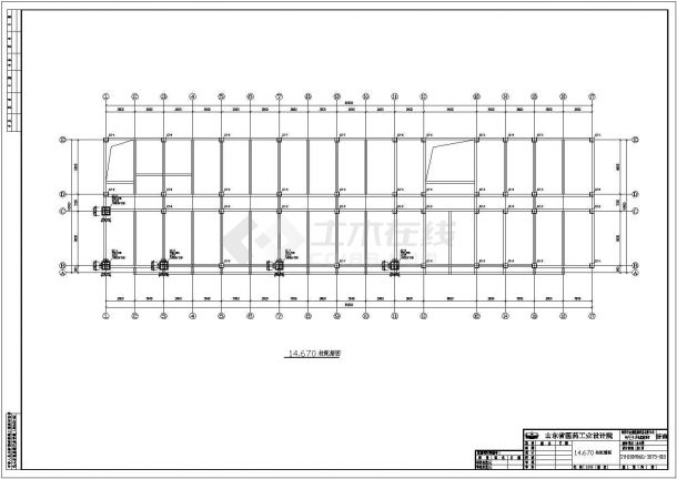 某大型厂房节能办公楼建筑结构全套CAD施工图-图一