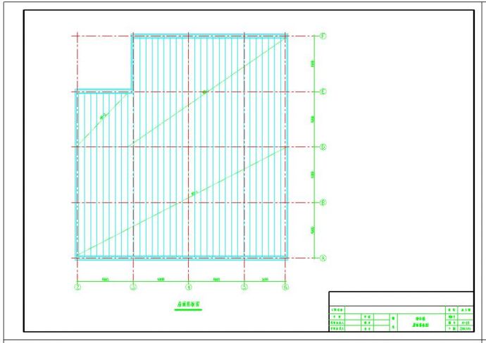 不规则网架结构综合楼结构设计CAD施工图_图1