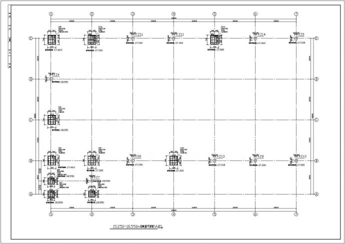 某框架结构综合楼结构设计CAD施工图_图1