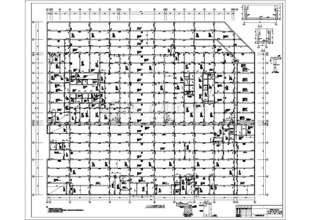 【河南】24层框架核心筒结构综合楼结构施工图-图二