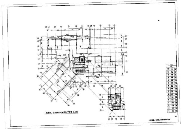 【广州】某高层商住建筑给排水施工图纸-图二