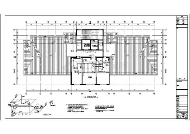 【天津】96米高层住宅建筑给排水施工图纸-图二