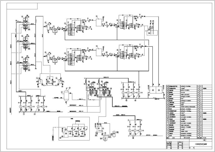 大型电厂除盐水处理系统P&ID整套设计图_图1