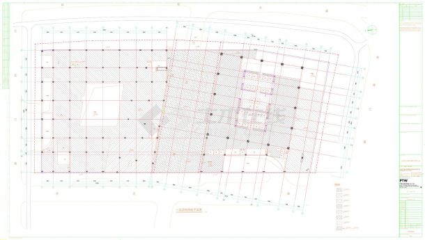 红土创新广场-建筑施工CAD图-图一