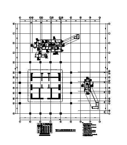 环球大厦地下室结构详图-图一