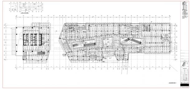 太子广场SS-02-030～031 1,2层自动喷淋平面CAD图-图二