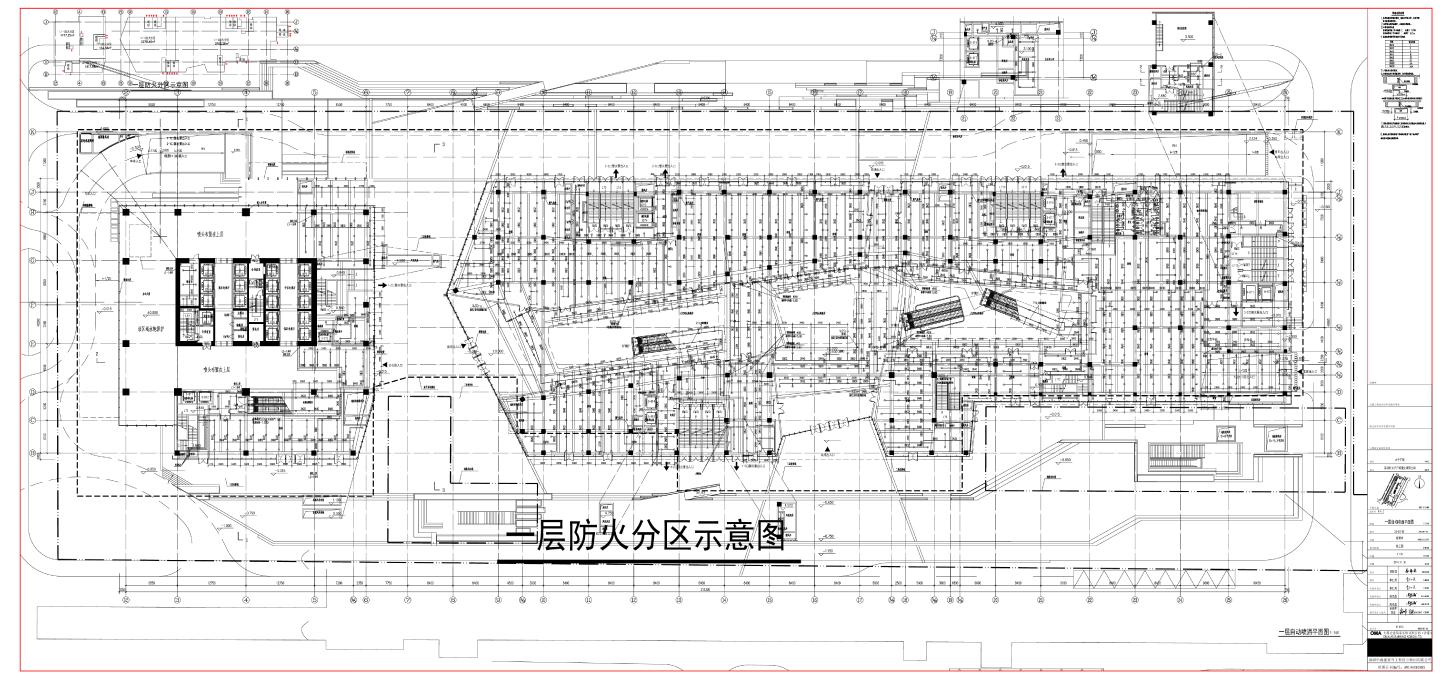 太子广场SS-02-030～031 1,2层自动喷淋平面CAD图