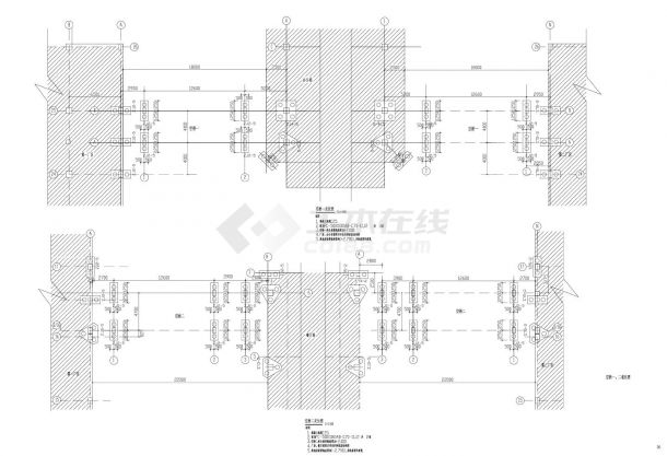 辅助用房结构施工CAD图-图二