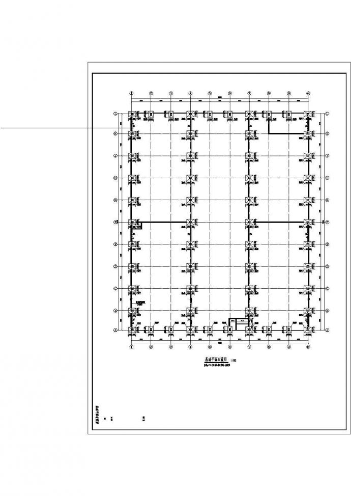 某地区钢结构厂房建筑结构图纸_图1