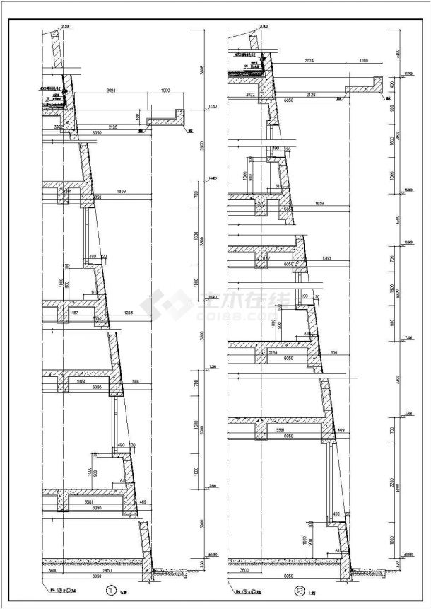 节点详图及墙身剖面cad施工设计施工图-图一