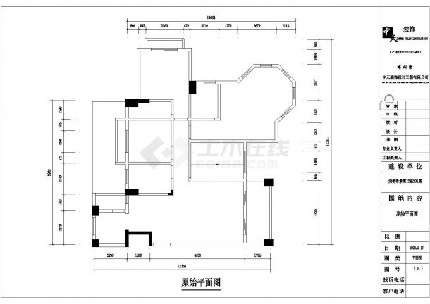 广东四室户型现代平面布置设计图（大阳台）-图二