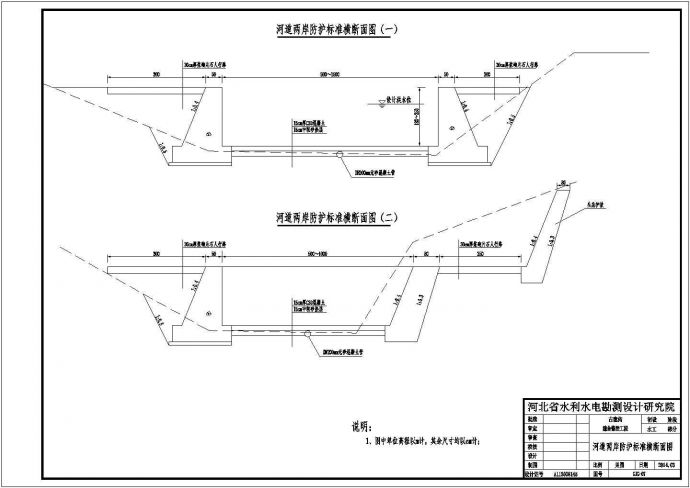 非常实用的古建沟综合整治工程施工图纸_图1