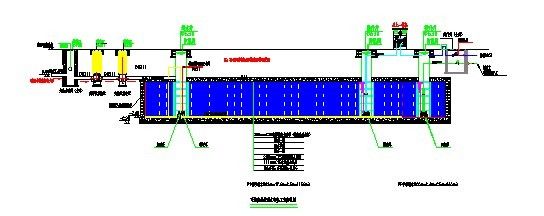 海绵城市雨水回用池全套图纸-图一