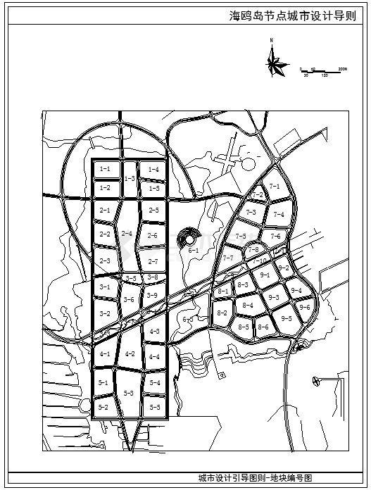 海鸥岛节点城市设计导则详图大样图-图二