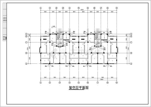 某地区大型多层住宅楼全套给排水设计施工图-图一