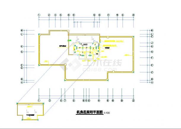某地区机房电气设计施工图（全套）-图二