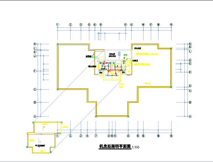 某地区机房电气设计施工图（全套）