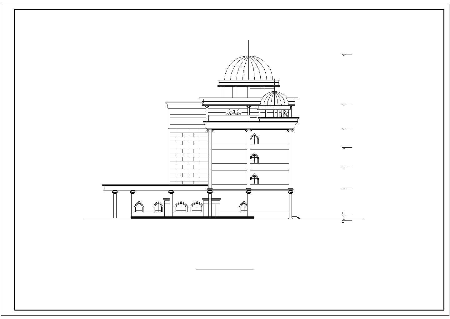 某地邮政大楼建筑设计施工图
