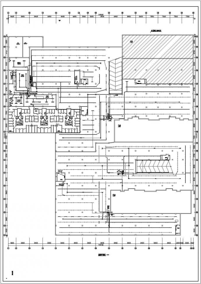 某小区地下车库电气详细cad施工图（共8张）_图1