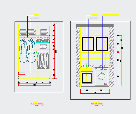 一套完整的售楼部详细装修设计图纸-图二