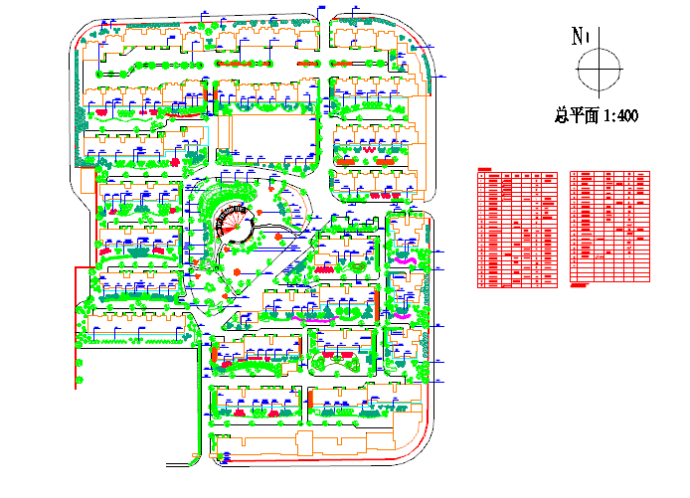 小区绿化总图_图1