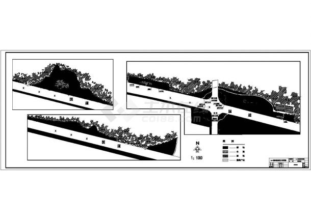 某风景区总体规划及分区总平面-图一