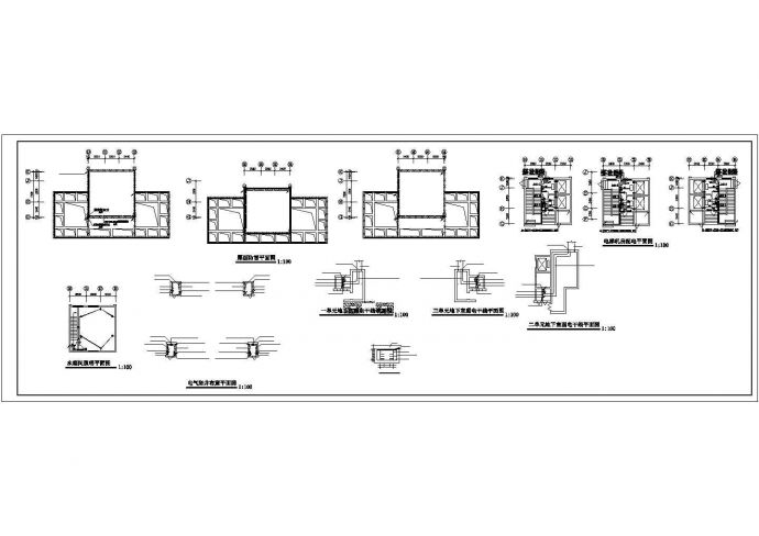 某市高档公寓楼小区电气设计施工图纸_图1