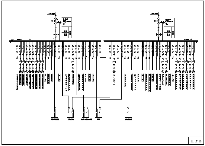 某地区大型电站机电电气详细设计图_图1