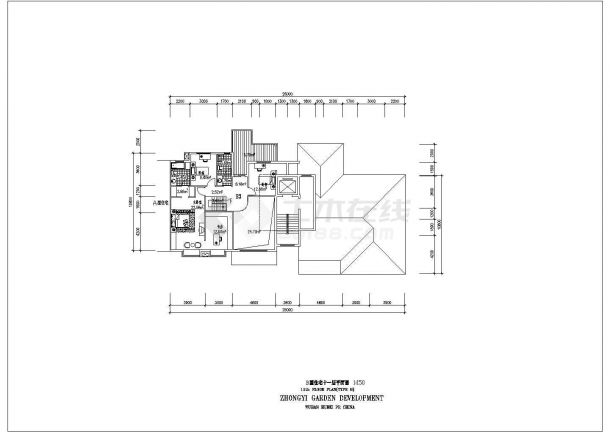 某地区住宅建筑平面标准完整户型设计图-图二