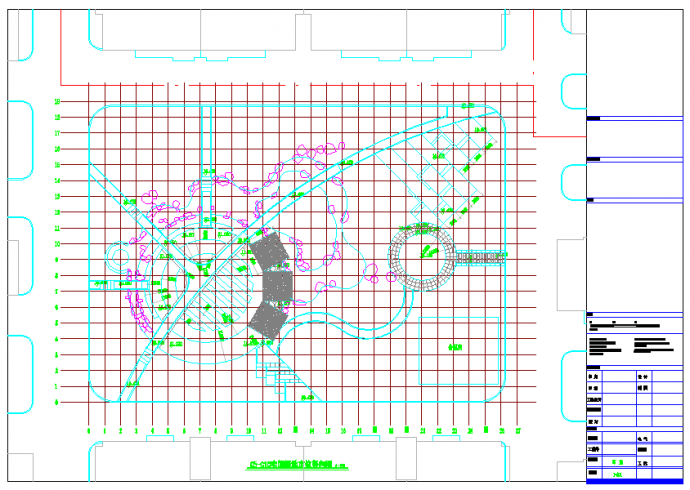 某地一套详细的小广场全套设计施工图_图1