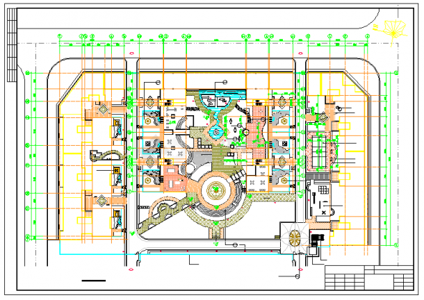 一套非常详细的园林广场施工详图（含规划图）-图一