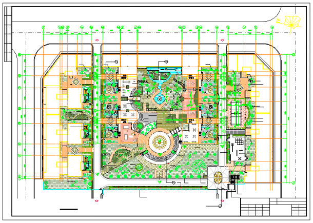 一套非常详细的园林广场施工详图（含规划图）-图二