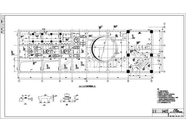 某不锈钢厂设备基础结构设计施工图纸-图二