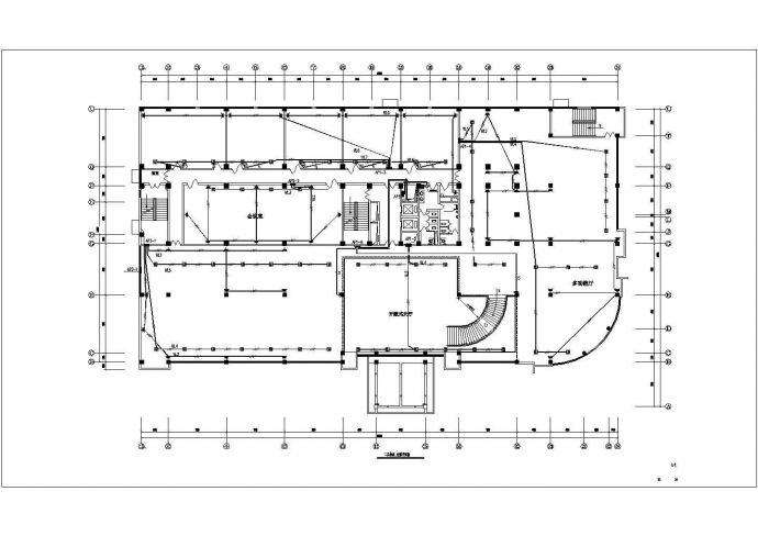 某地9层框架结构综合楼电气设计图纸_图1