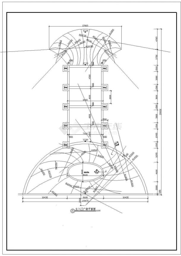 大型住宅区园林绿化全套CAD施工图纸（含效果图）-图二