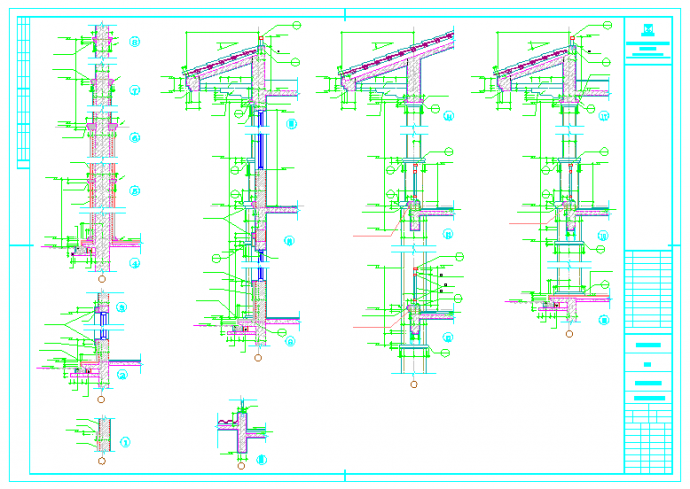 3套欧式双拼别墅建筑设计施工图纸（含效果图）_图1
