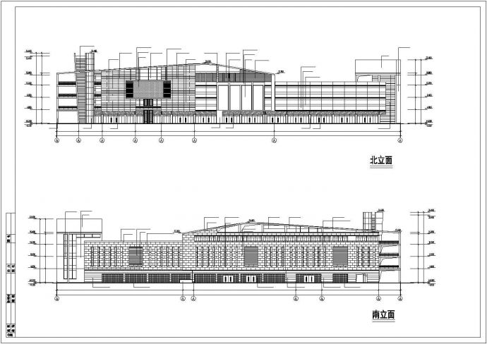 某地四层商业中心建筑图纸（附带效果图）_图1