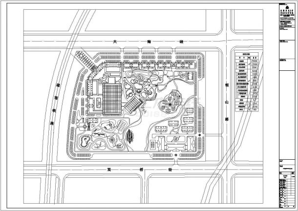温泉度假酒店规划总平面图CAD详图（二则）-图二