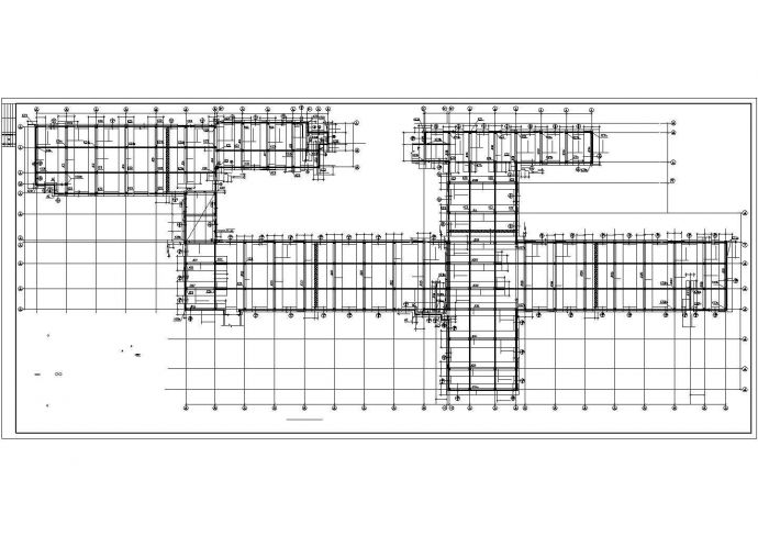 某局部地上一层车库框架结构施工图_图1