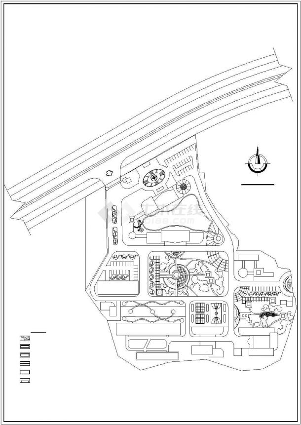 某小区的规划图全套CAD设计图纸（共4张）-图二