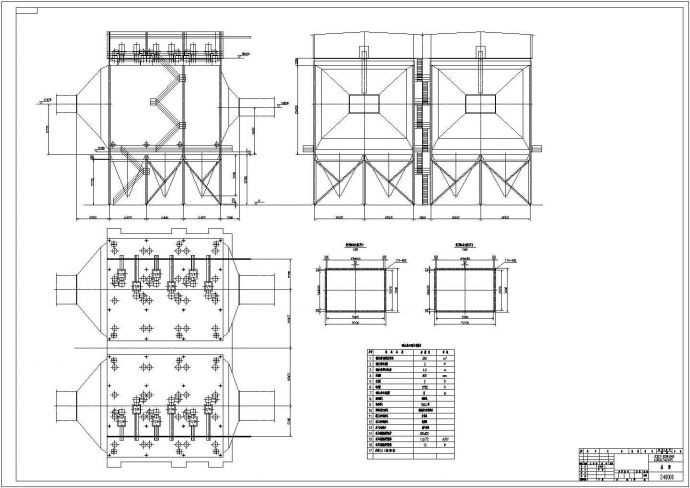 多个钢厂电厂配套电除尘器cad设计图纸_图1