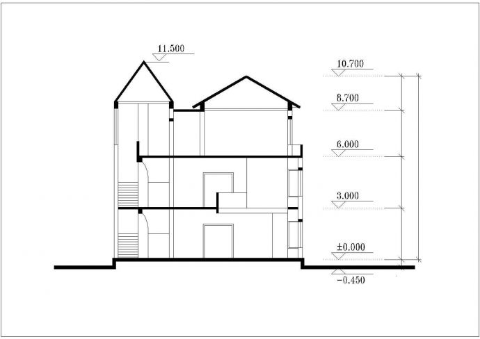 某地区别墅住宅造型设计图（全套）_图1