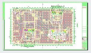 西北某中心智能化施工图设计图纸-图一