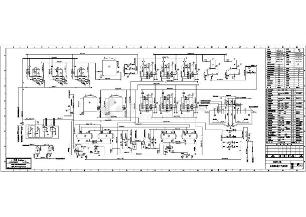 某电厂化学水处理工程带节点系统-图一