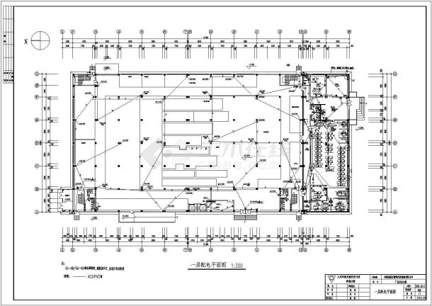 珠海某厂区2层厂房电气设计施工图-图二