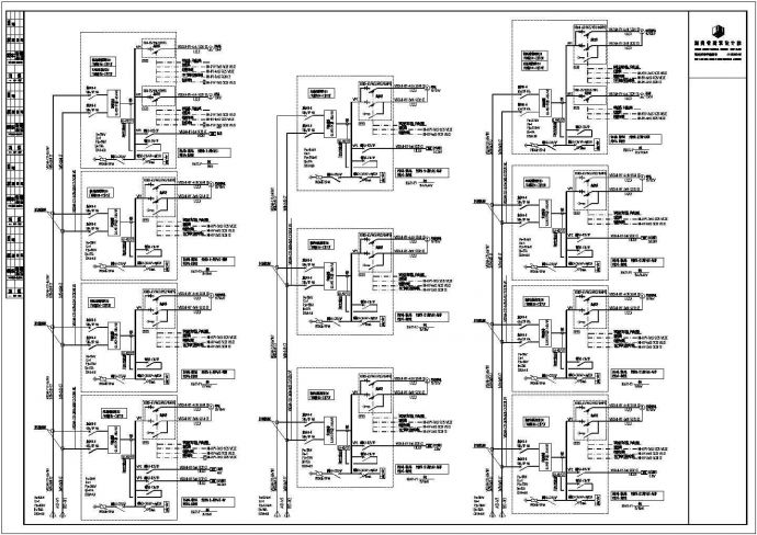 某地火灾监控设计例样图（CAD）_图1