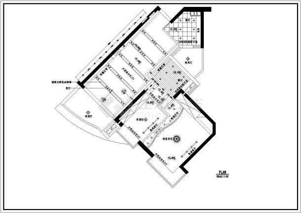 某两室两厅住宅装修设计方案图-图二