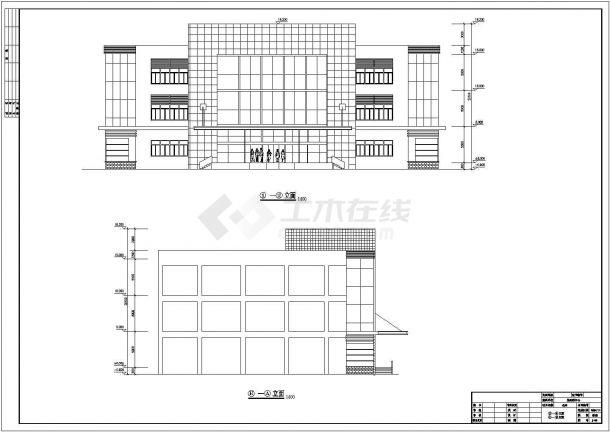 某大型物流仓储配送中心建筑设计CAD施工图-图一