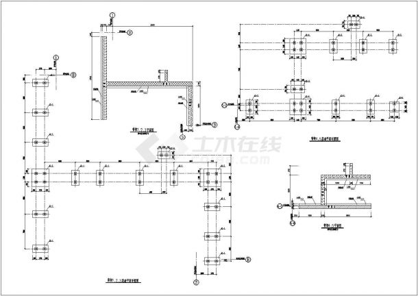 外线管廊钢结构施工图纸（CAD）-图一