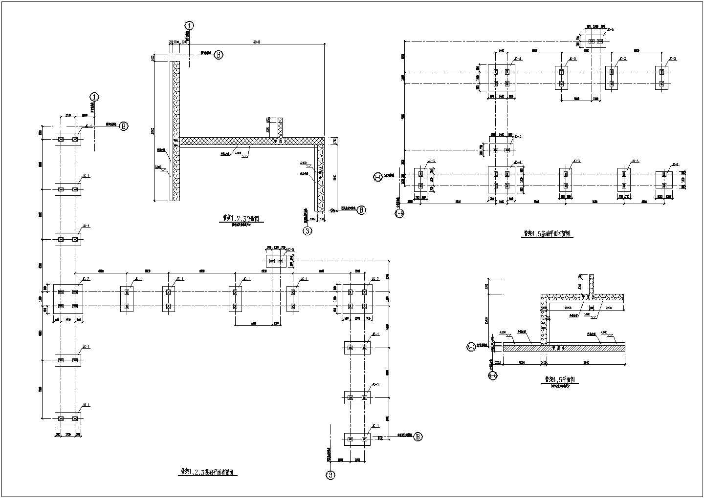 外线管廊钢结构施工图纸（CAD）